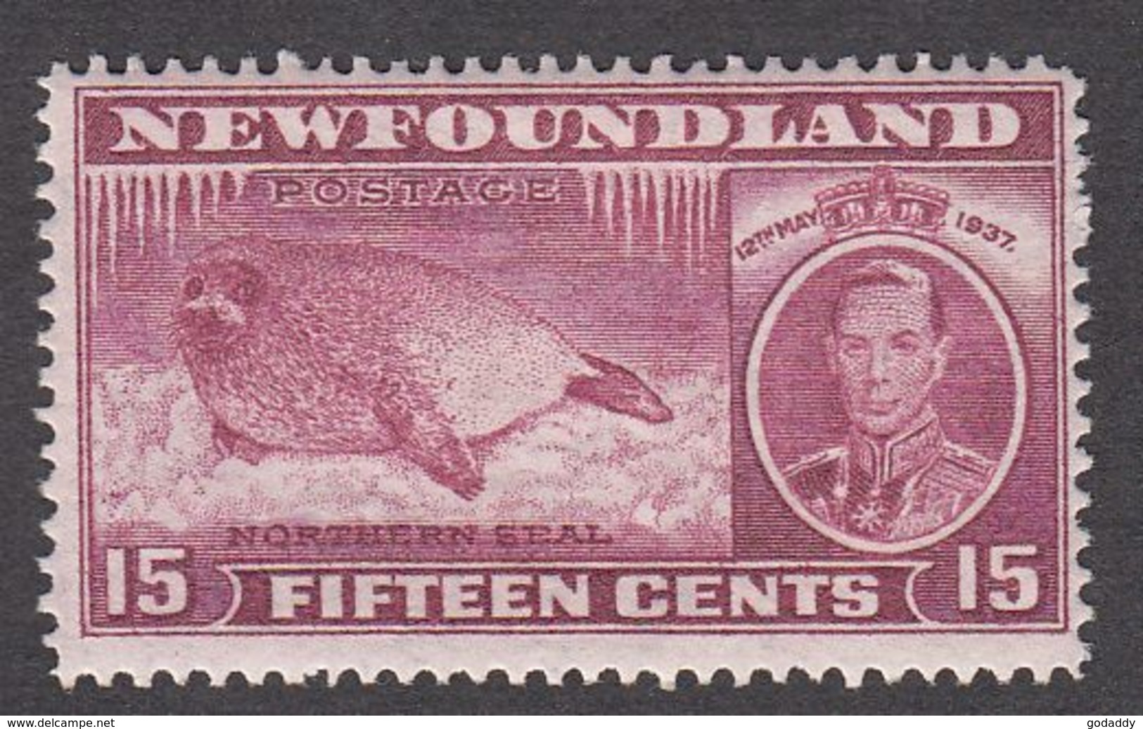 Newfoundland 1937 Die I Add. Coronation 48c  SG267c   MNH - 1908-1947