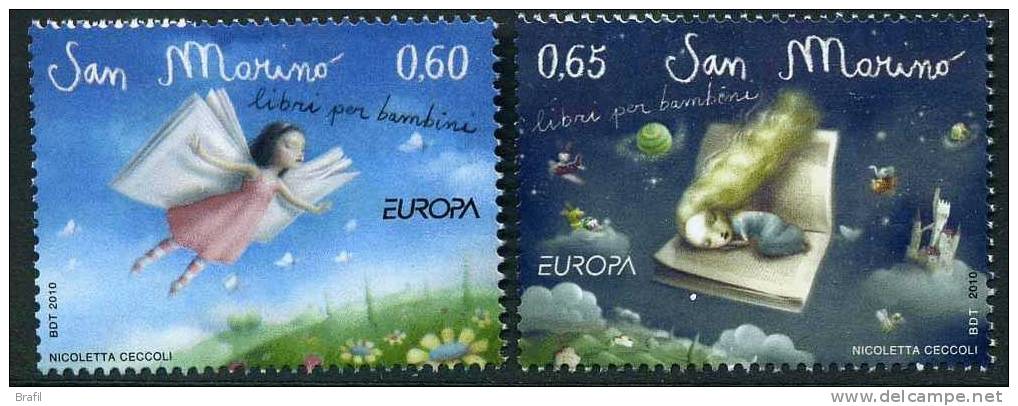 2010 San Marino, Europa C.E.P.T. , Serie Completa Nuova (**) - Unused Stamps