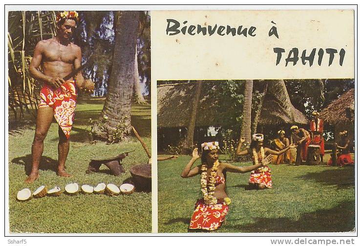 Bienvenue à TAHITI Pinholes C. 1975 - Tahiti