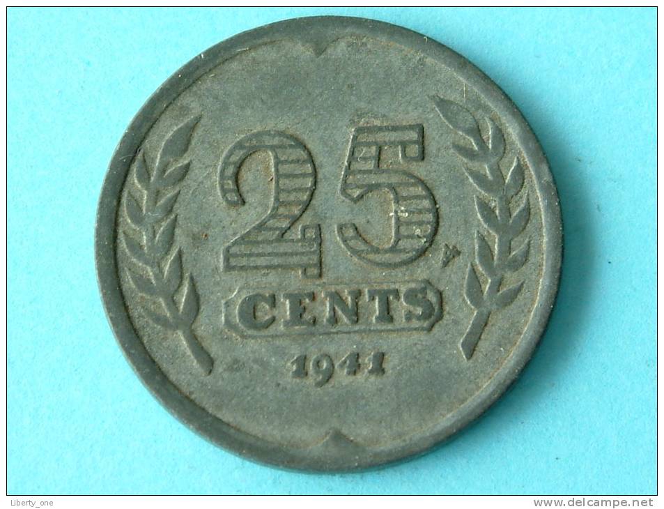 1941 - 25 CENT / KM 174 ( Details Zie Foto ) ! - 25 Centavos