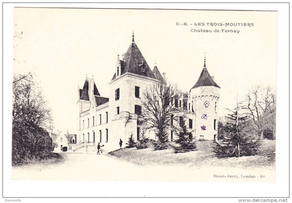 CPA - 86 -  LES TROIS MOUTIERS - Chateau De Ternay - Les Trois Moutiers
