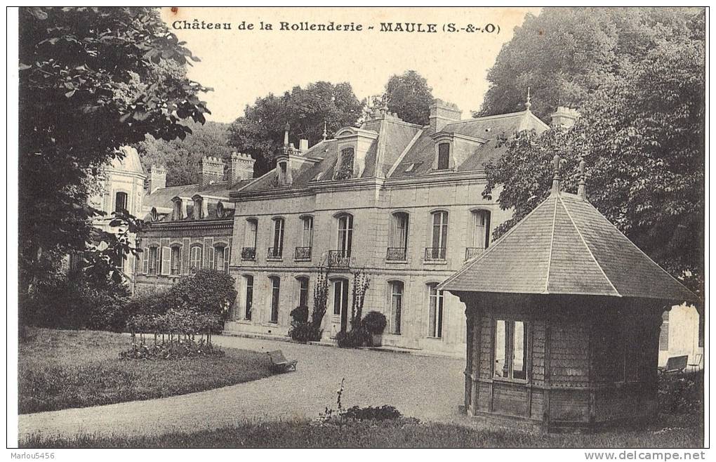 Chateau De La Rollenderie. MAULE (S Et O) - Maule