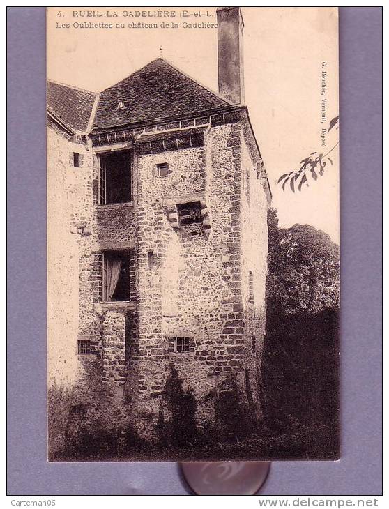 28 - Rueil La Gadelière - Les Oubliettes Au Château De La Gadelière - Editeur: Boucher N° 4 - Other & Unclassified