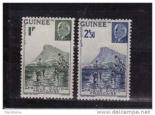 Guinée 1941  :   N° 176 . 77   Neuf X  ( Trace De Charn.) - Ongebruikt