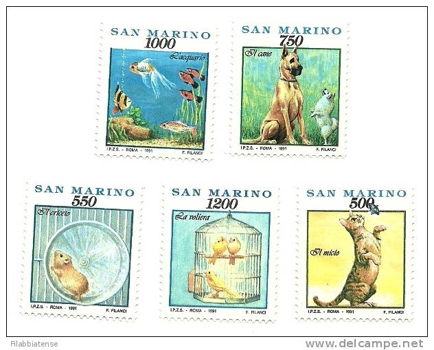 1991 - San Marino 1323/27 Cose E Gesti - Roditori   ++++++ - Rodents