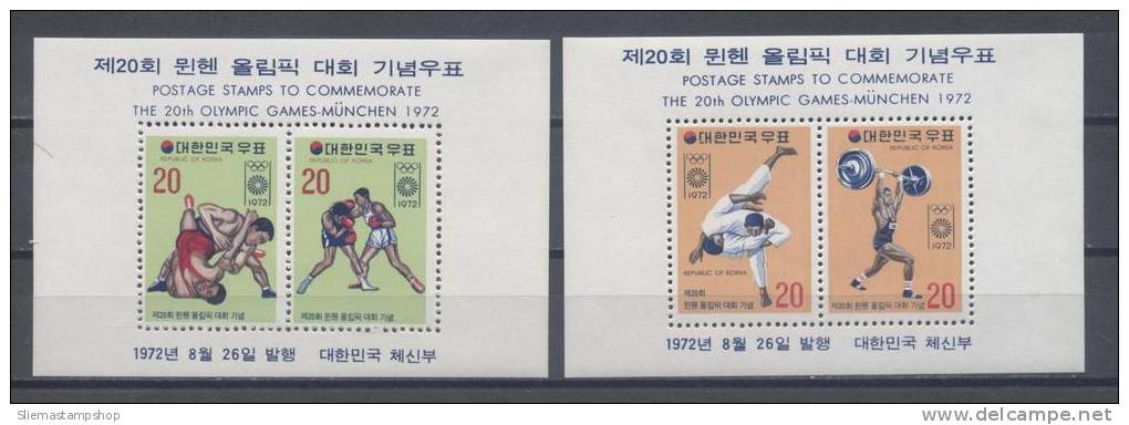 SOUTH KOREA - 1972 OLYMPIC GAMES - V4800 - Korea, South