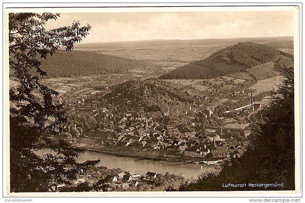 AK 4098 Luftkurort Neckargemünd 22. 5. 39 - 12 NECKARGEMÜND B Nach Stettin Mit 1 X 6 PF DEUTSCHES REICH - Neckargemuend