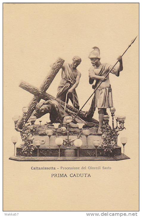 A 0448- Caltanissetta Processione Del Giovedì Santo - Prima Caduta - F.p. Non Vg - Caltanissetta