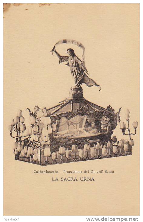 A 0450- Caltanissetta Processione Del Giovedì Santo - La Sacra Urna - F.p. Non Vg - Caltanissetta