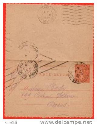 FRANCE  1904/44:_CARTE  LETTRE_N°199CL1_OBL  VOIR  SCAN - Kaartbrieven