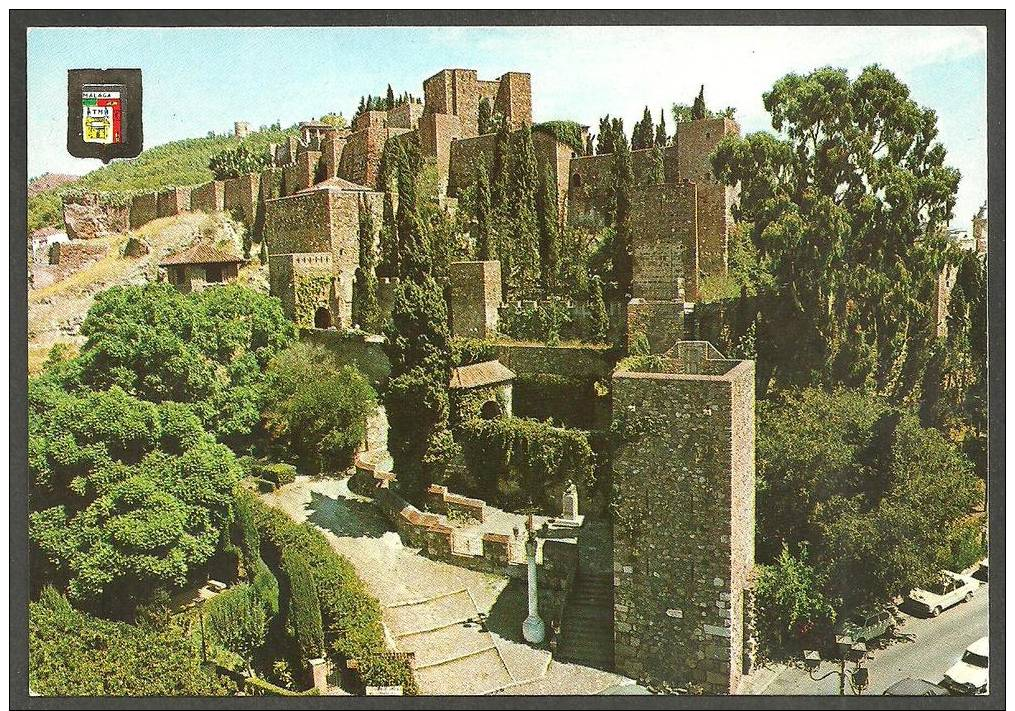 MALAGA   -  VISTA GENERAL DE LA ALCAZABA  -  DOMINGUEZ  - - Málaga