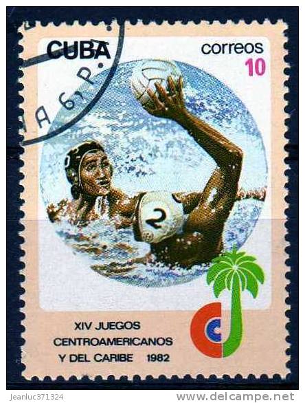 N° 2379 O  Y&T  1982 Jeux D'Amérique Centrale Et Des Caraibes (Water Polo) - Oblitérés