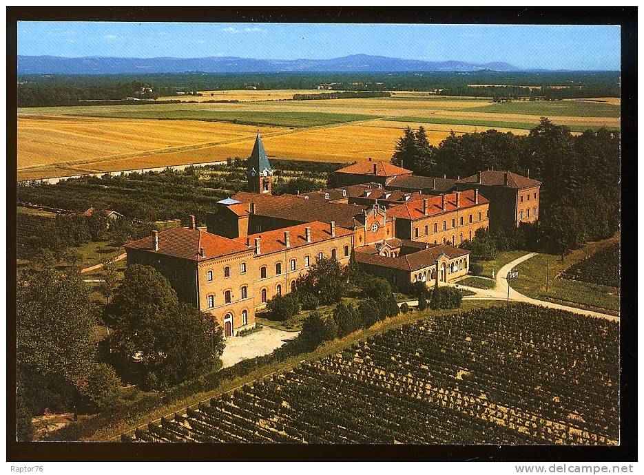 CPM Neuve  VILLARS LES DOMBES  Vue Aérienne De L'Abbaye Notre Dame Des Dombes Le Plantay - Villars-les-Dombes