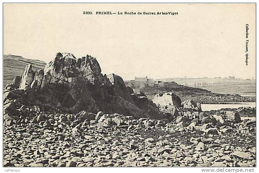 Finistere - Ref C82- Primel - La Roche De Garrec Ar Len Vigot   - Carte Bon Etat - - Primel