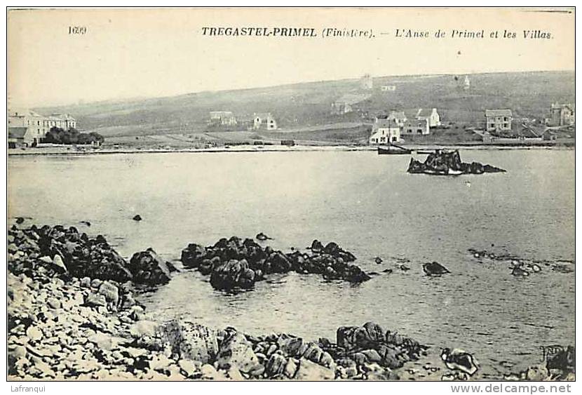 Finistere - Ref C48- Tregastel Primel - L Anse De Primel Et Les Villas - Carte Bon Etat - - Primel