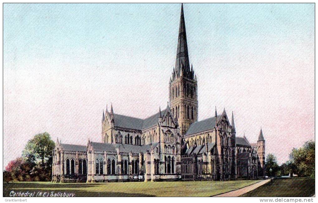 England, Wiltshire - Salisbury Cathedral, Kromo Card - See 2nd Scan - Salisbury