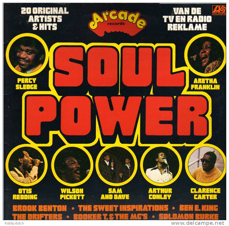 * LP *  SOUL POWER - SLEDGE / REDDING / PICKETT / FRANKLIN / TEX / BURKE A.o. - Soul - R&B