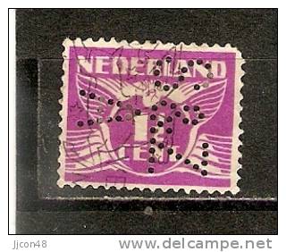 Nederland 1924-41  1.1/2c  (o)  Mi.173 (perfin S & Z-A) - Used Stamps