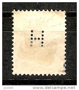 Nederland 1924-41  7.1/2c  (o)  Mi.180 (perfin H) - Usados