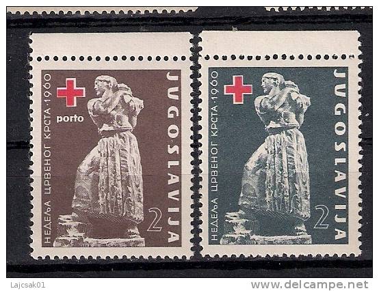 Yugoslavia 1960. Red Cross Porto MNH - Nuovi