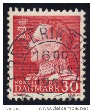 Denmark #385 King Frederik IX (non-fluor), Used (0.20) - Used Stamps