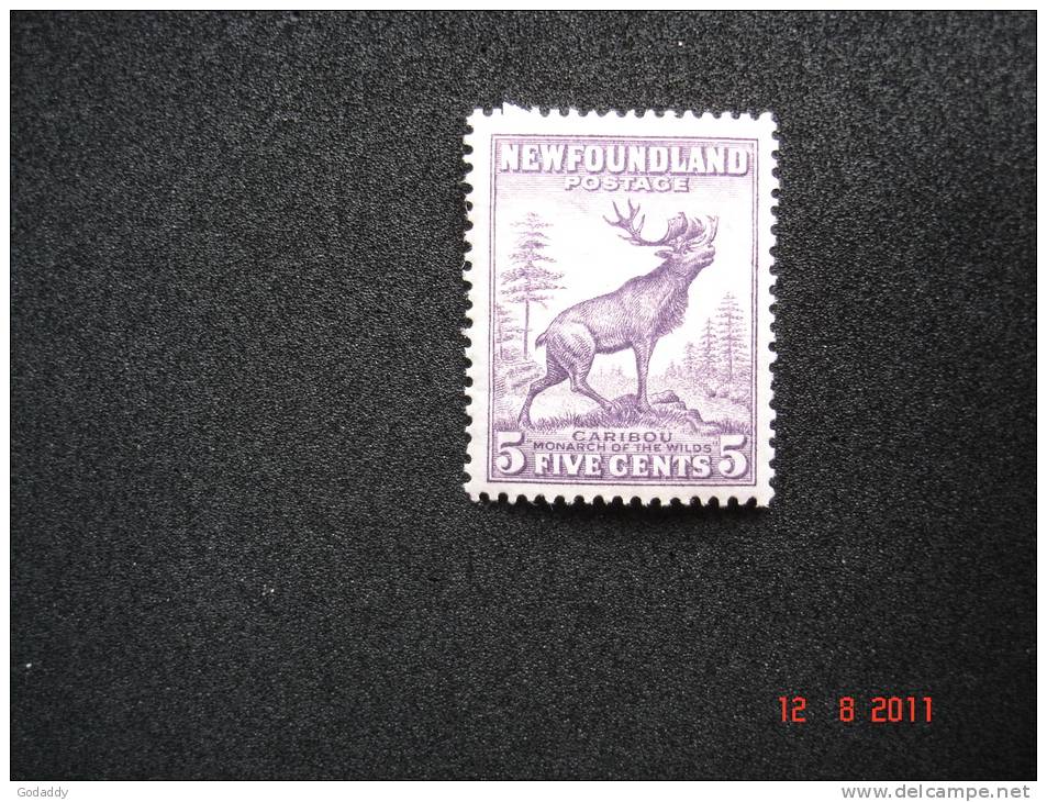 Newfoundland 1932  5 Cent  Violet   SG 225c       MH - 1908-1947