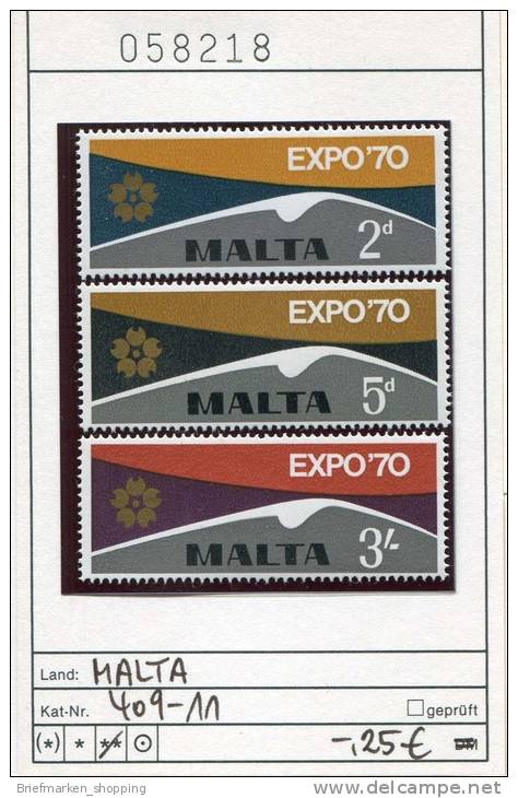 Malta - Malte - Michel 409-411  -  ** Mnh Neuf - - Malta