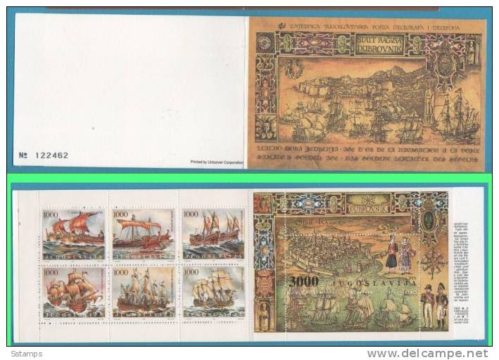 454  JUGOSLAVIJA JUGOSLAVIA  Navi NEVER HINGED - Carnets