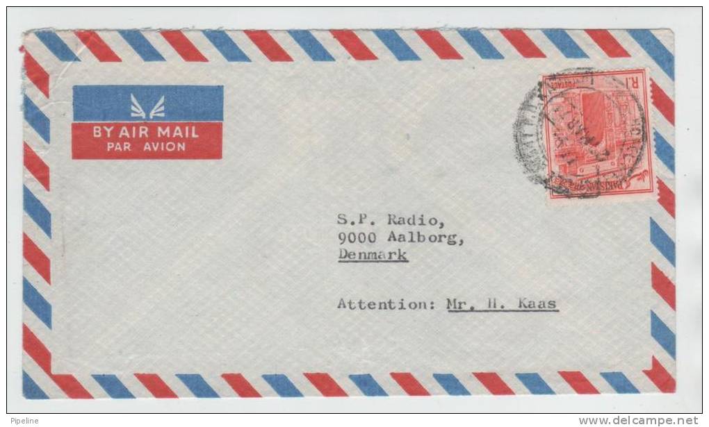 Pakistan Air Mail Cover Sent To Denmark 27-3-1971 - Pakistan