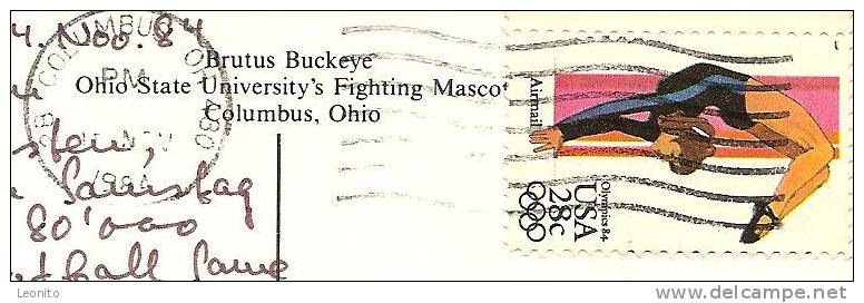 Brutus Buckeye Ohio State University's Fighting Mascot Columbus Ohio 1984 - Rugby