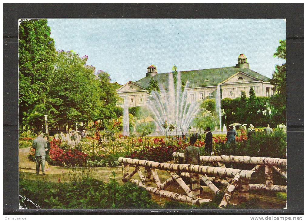 TOP!! BAD KISSINGEN * ROSENGARTEN MIT BLICK AUF REGENTENBAU UND FONTAINE **!! - Bad Kissingen