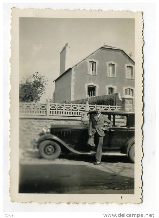 Photographie Privée Années 1930 Voiture Ancienne - Automobili