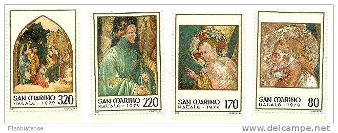 1979 - San Marino 1045/48 Sacra Famiglia   ++++++ - Quadri