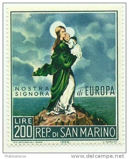 1966 - San Marino 731 Madonna   ++++++++ - Quadri