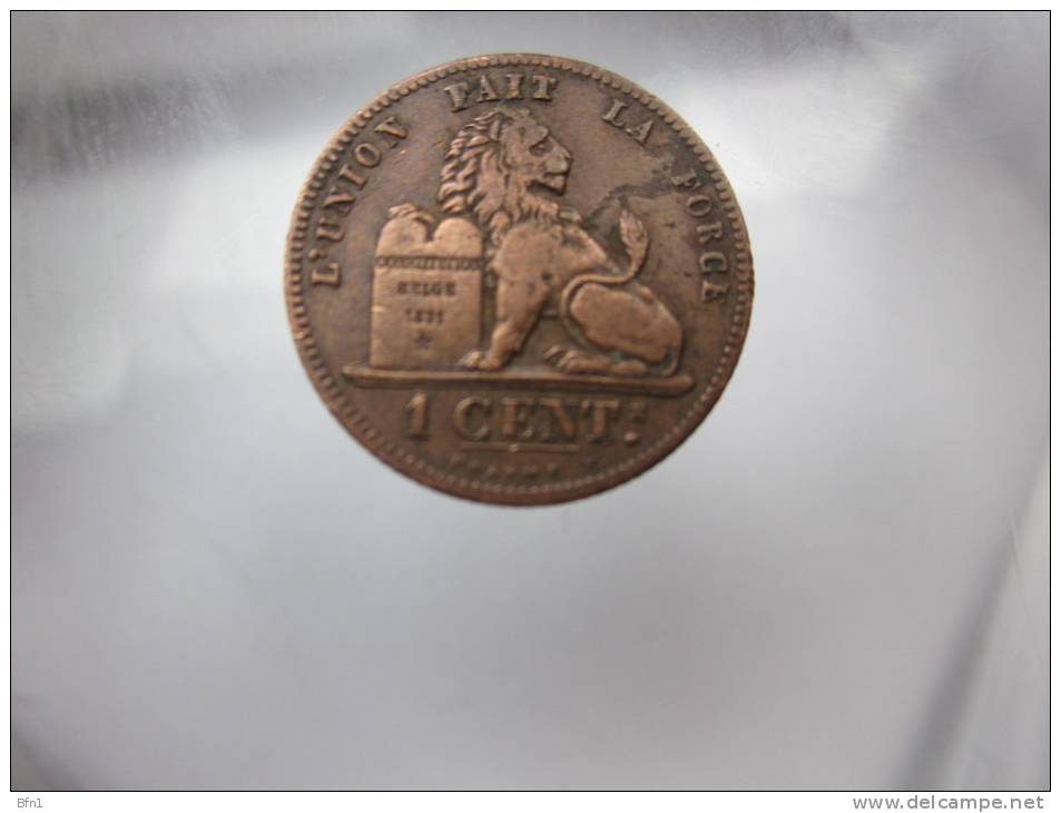BELGIQUE + 1 Cent 1882 SUPERBE VOIR SCAN - 1 Cent