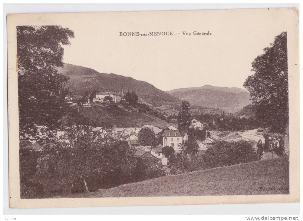 BONNE-SUR-MENOGE - Vue Générale - Bonne