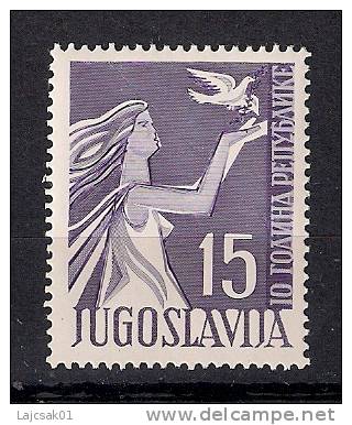 Yugoslavia 1955. Republic Mi.775 MNH - Neufs