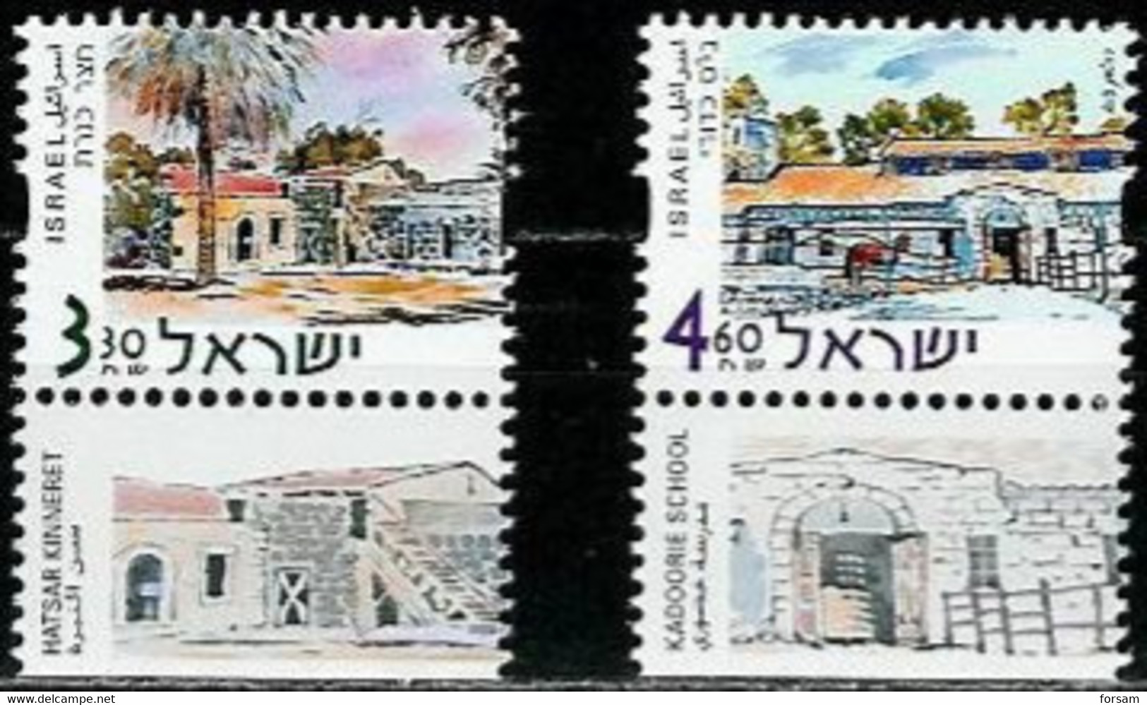 ISRAEL..2002..Michel # 1689; 1693...MNH. - Ungebraucht (mit Tabs)