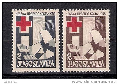 Yugoslavia 1955. Red Cross MNH - Ongebruikt