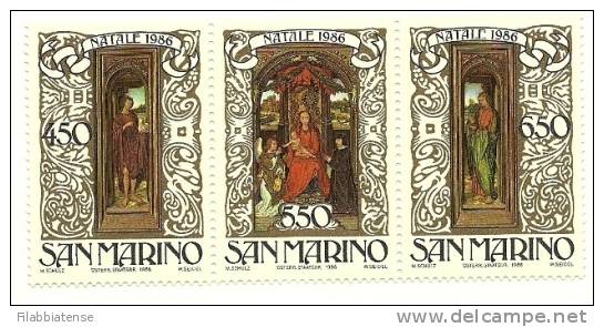 1986 - San Marino 1192/94 Quadri Di San Giovanni E Madonne    ++++++ - Paintings