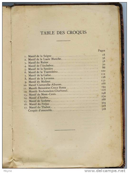 Savoie - LES ALPES DE SAVOIE - La Frontière Franco-Italienne Entre La Seigne Et Le Thabor - Par Emile GAILLARD - - Alpes - Pays-de-Savoie