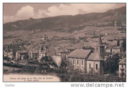 Sierre Vue Prise De La Villa Clos Du Goubin Prop.L. Baur (2015) - Sierre