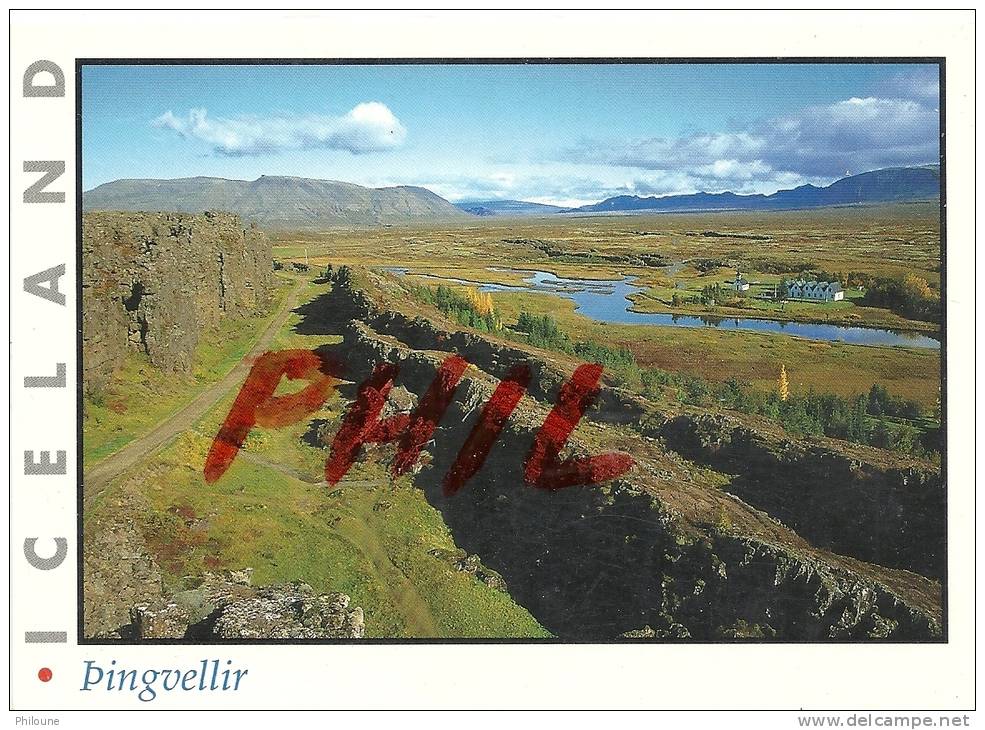 Thingvellir - Gorge D´Almannagjâ, Ref 1108-1784 - Islanda