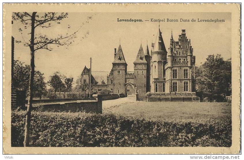 Lovendegem :  Kasteel Baron Dons De Lovendeghem - Lovendegem