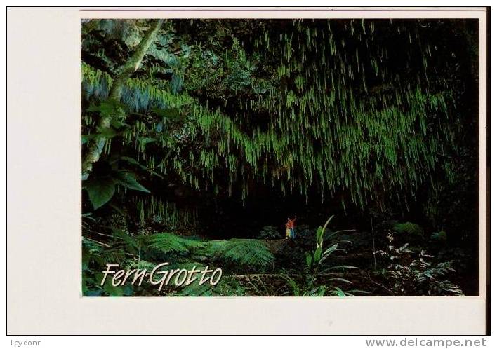 The Fern Grotto Is A Famous Natural Garden On Kauai's Wailua River - Kauai