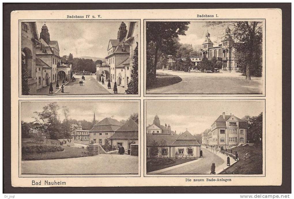 GE185) Bad Nauheim - Badehaus IV & V, Badehaus I, Die Neuen Bade-Anlagen - Posted 1911 - Bad Nauheim