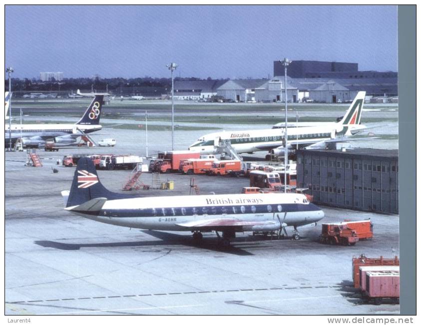 (avi -13) - Avion - Airplane - BA Viscount - Heathrow Airport - 1946-....: Moderne