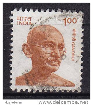 India 1991 Mi. 1287    1.00 R Mahatma Ghandi - Oblitérés