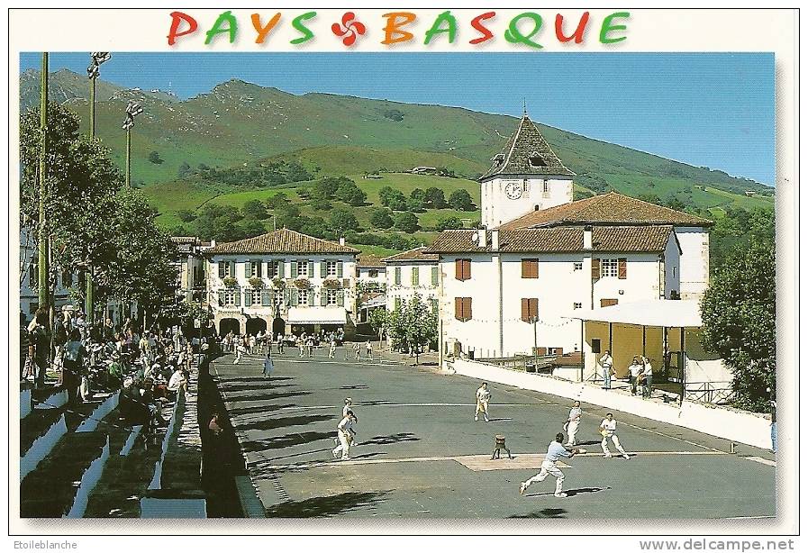 CPM SARE (64) Pays Basque / Partie De Pelote, Place, Jeu De Balle  / édit Lavielle, Non écrite - Regionale Spiele