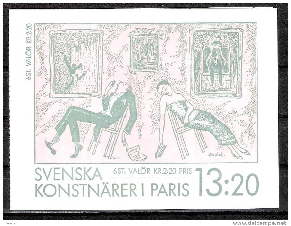 Suède Carnet N° 1481 Neuf ** (timbres N° 1481 à 1486 ) - Nuevos